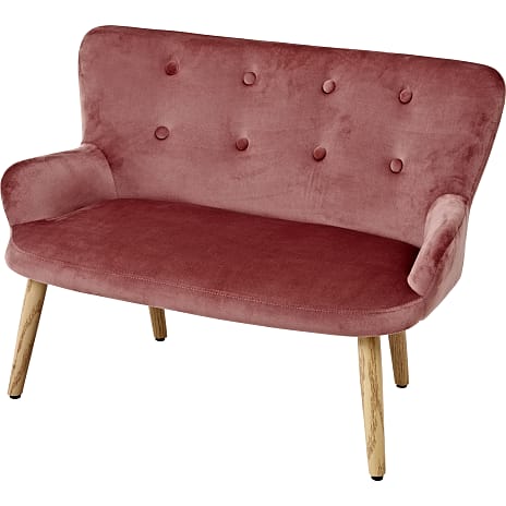 Coco mini sofa - rosa velour