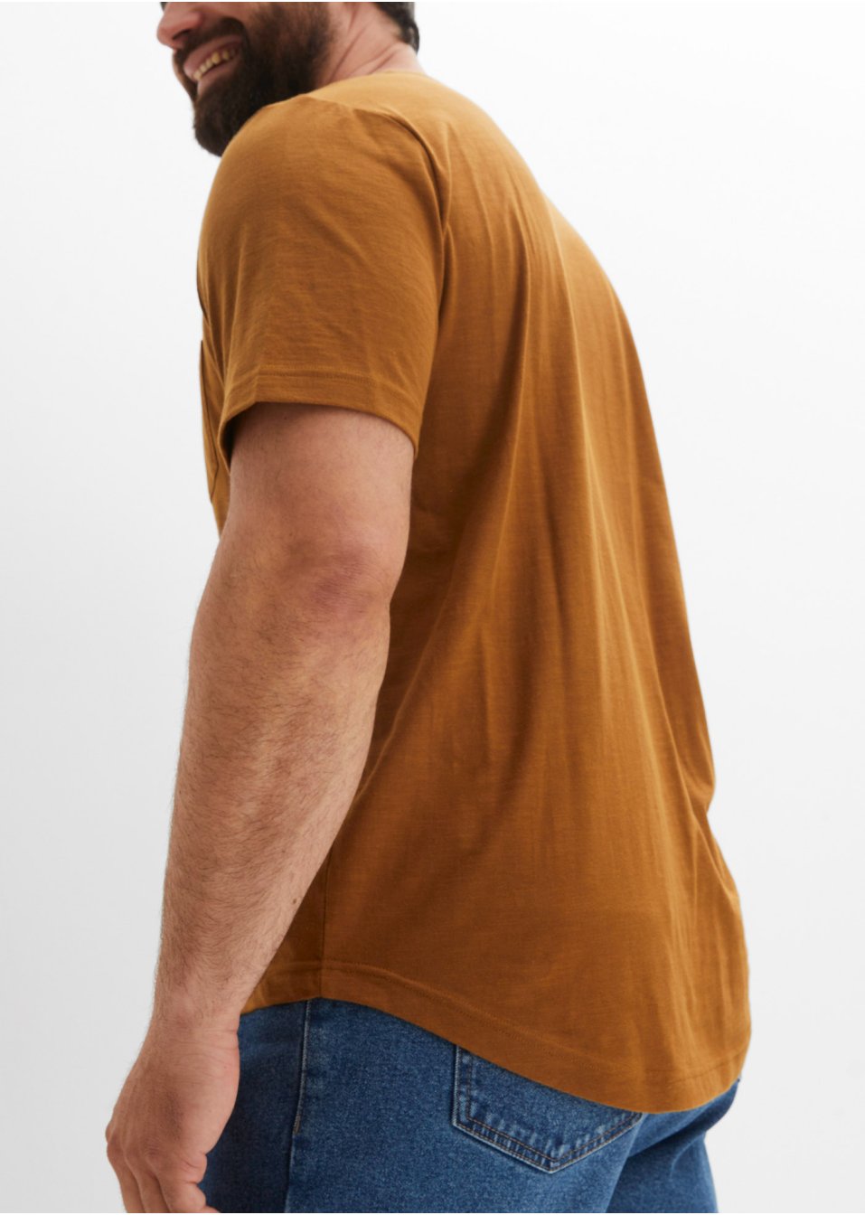 Lot de 2 T-shirts en coton avec poche poitrine