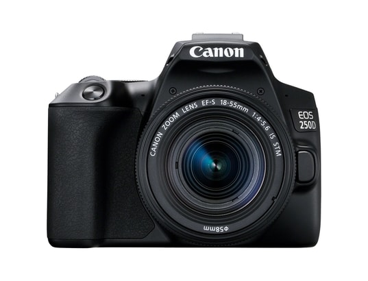 CANON - Appareil photo numérique reflex EOS 250D Noir EF-S 18-55 IS STM