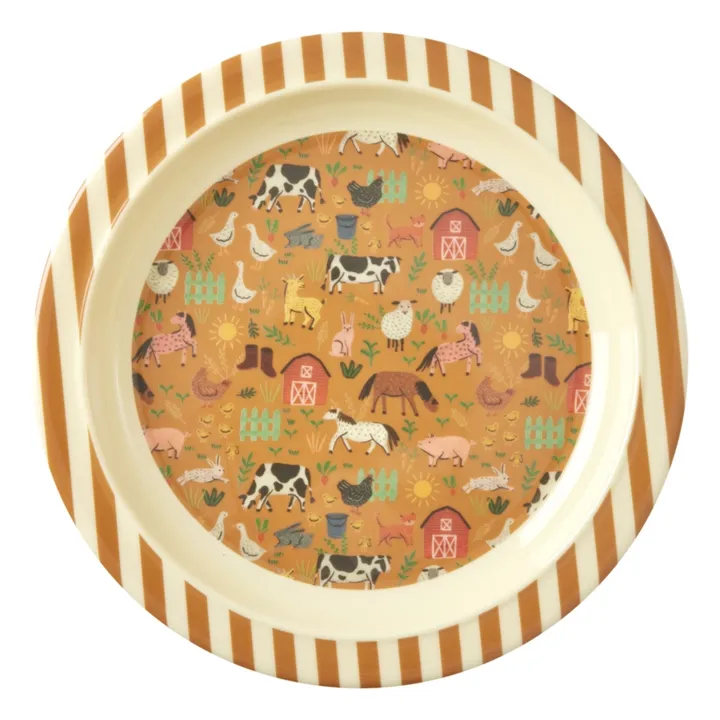 Rice Assiette Farm prints