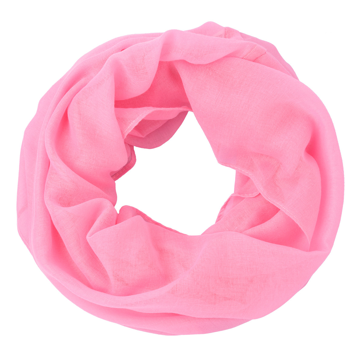 Gina 2 Damen Rundschals im Set hellpink / blau