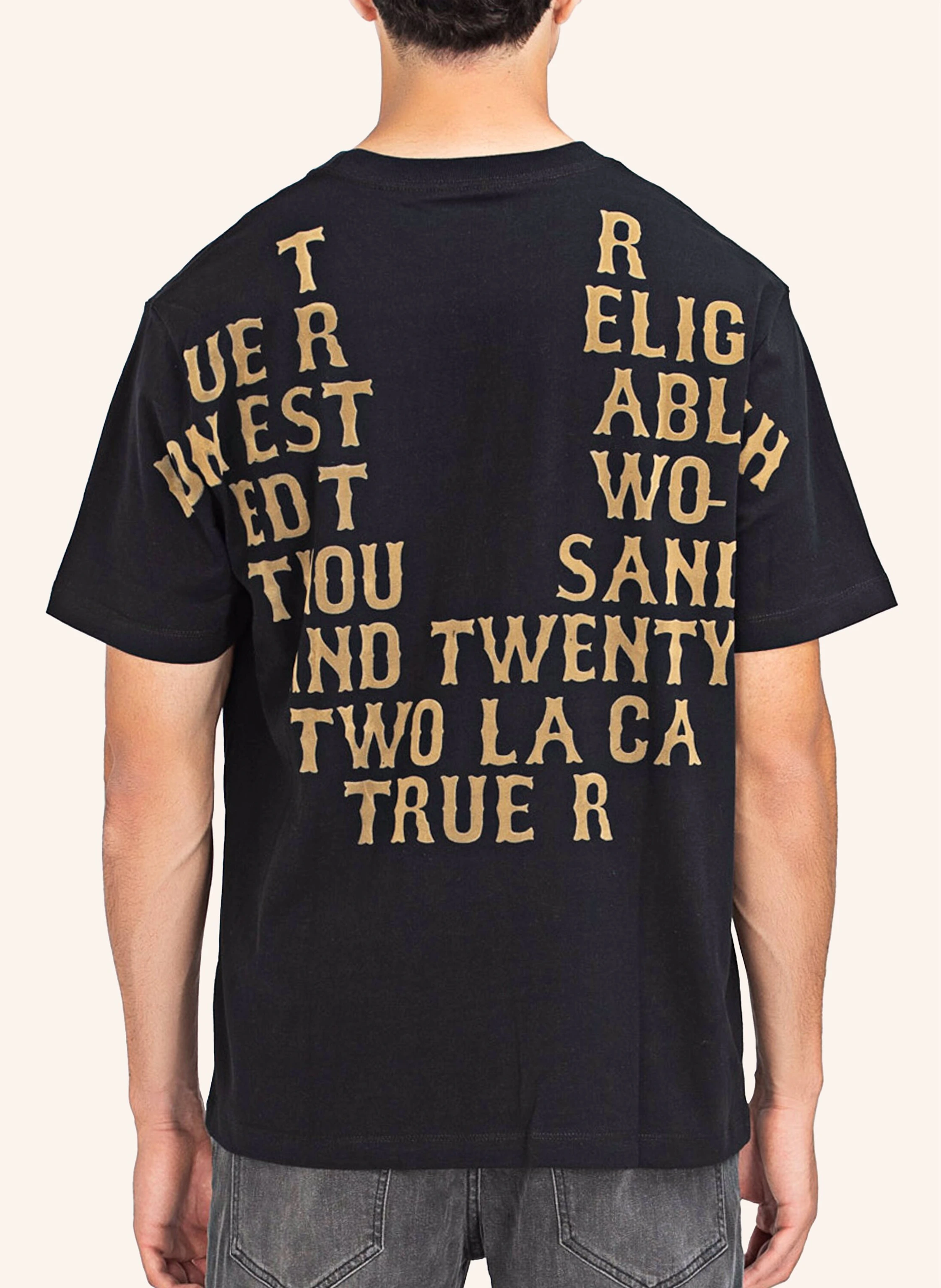 TRUE RELIGION T-Shirt WESTERN FLOCK