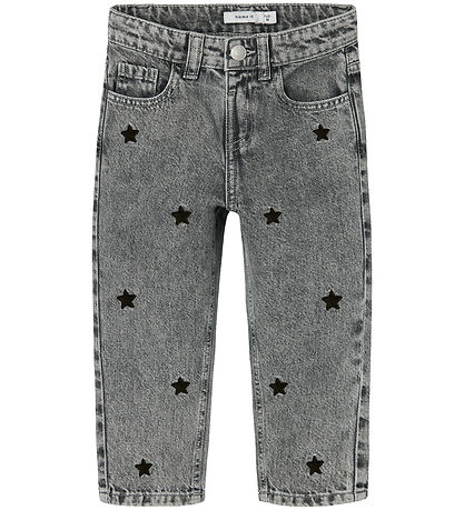 Name It Jeans - NmfBella Mom - Medium+ Grey Denim/Sterne