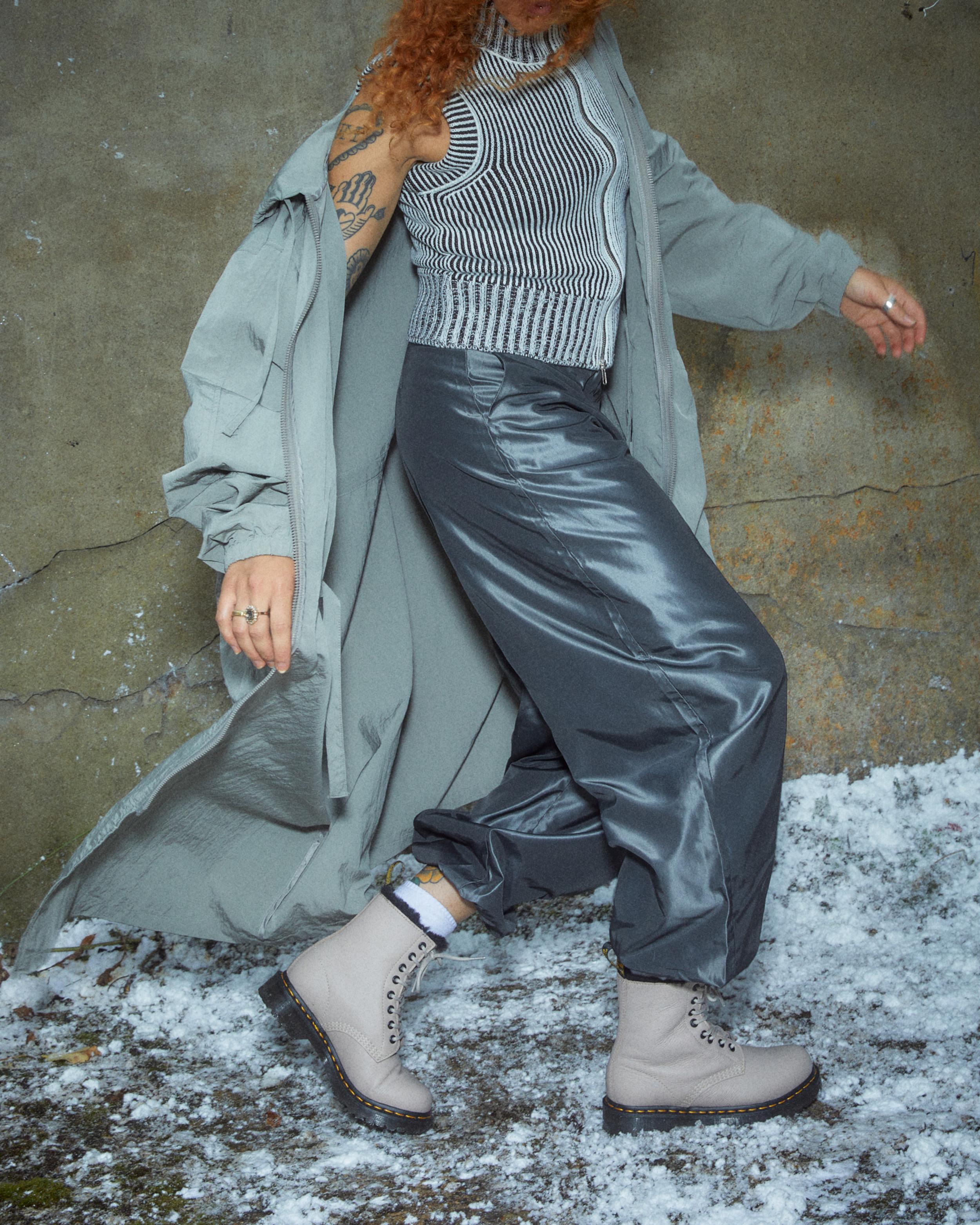 1460 Serena Faux Fur Lined Virginia Lace Up Boots
