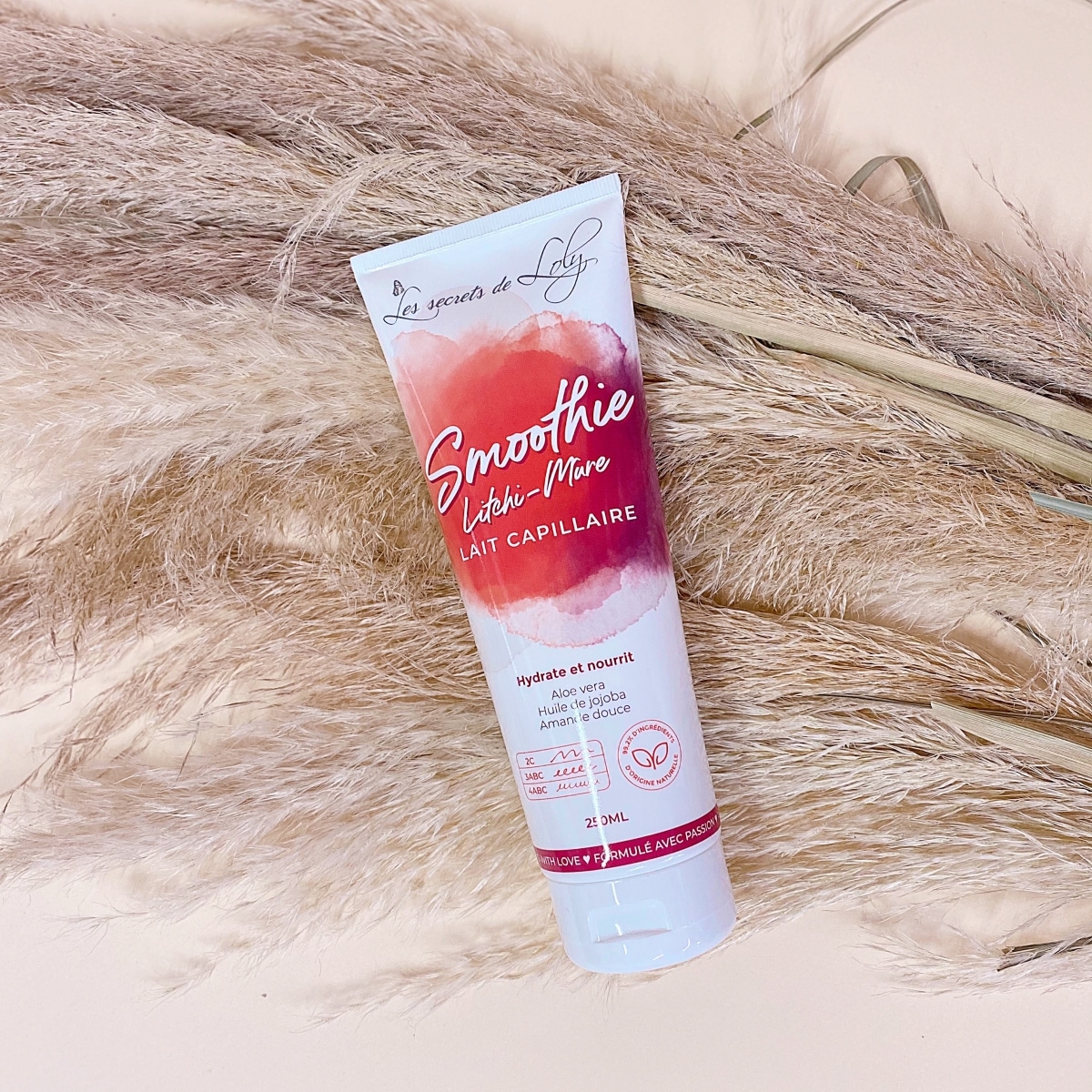 Les Secrets de Loly Smoothie Litchi-Mûre Lait Capillaire
