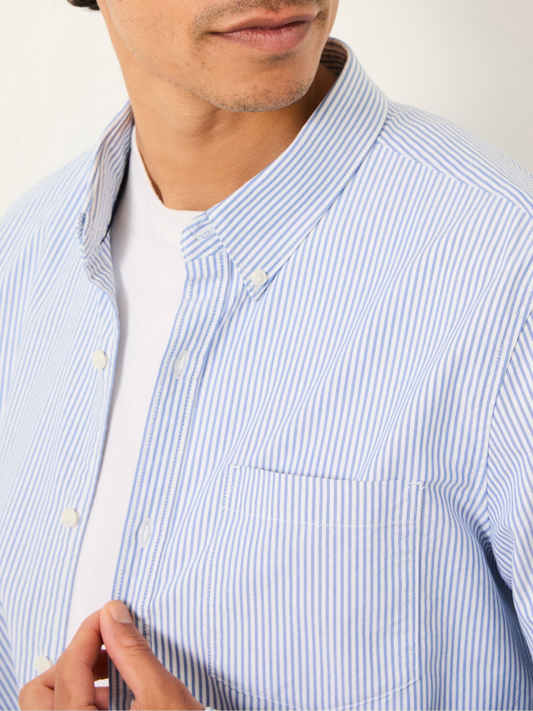 FatFace Long Sleeve Stripe Shirt