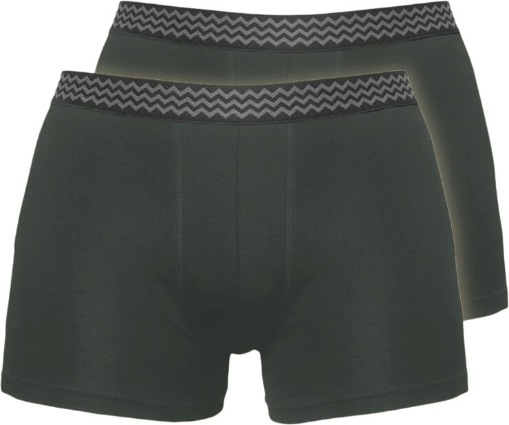 ELSK MEN’S MICROMODAL UNDERWEAR BOXERS 2-PACK 203 stone green