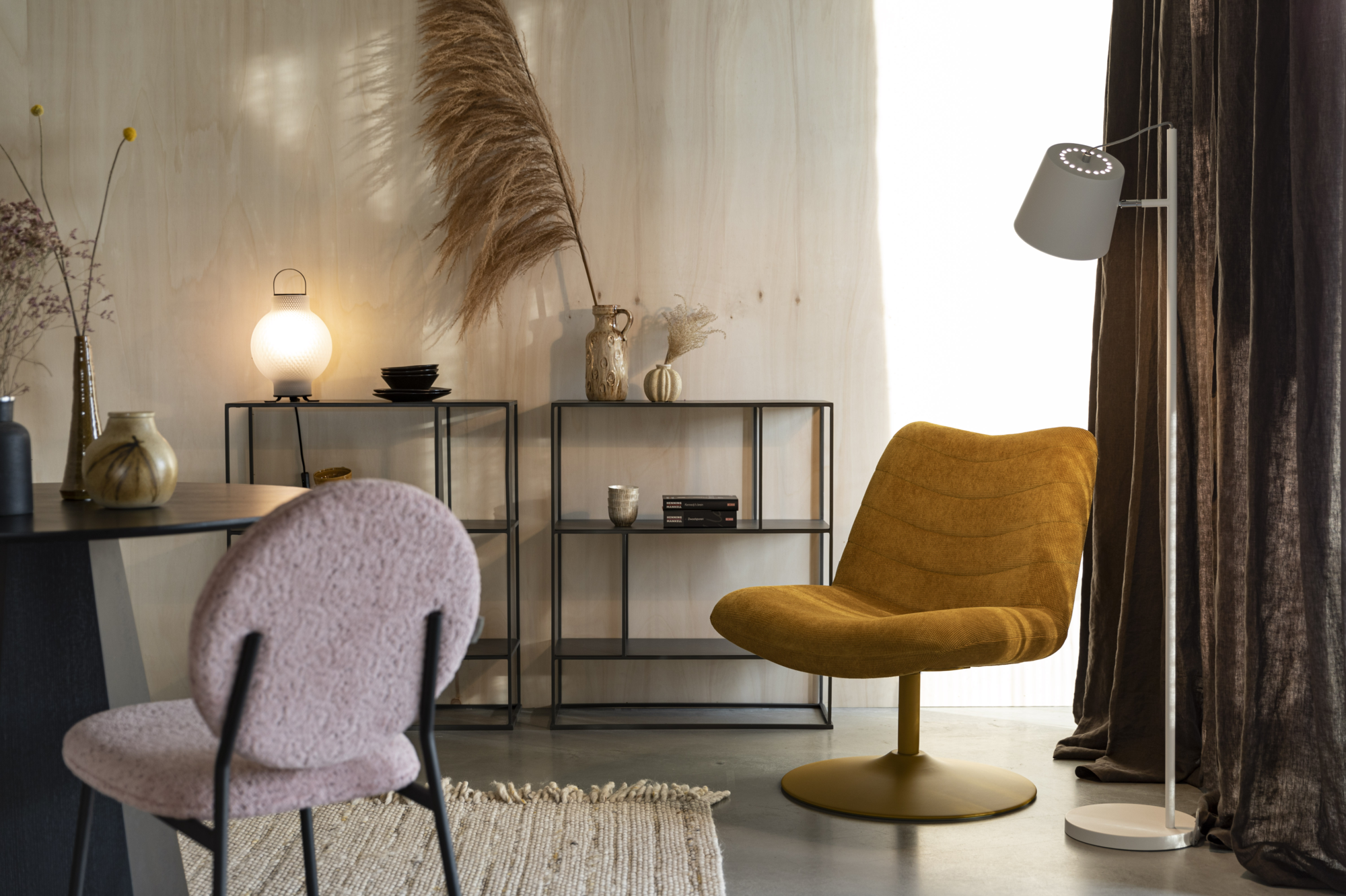 Fauteuil Bubba geel