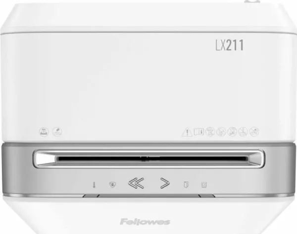 Makulator Fellowes Powershred® LX211 micro-cut 2x12 mm hvid (P-5)