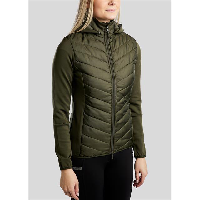 Jas Montar MOEliza Hybrid Gun Metal Donkergroen