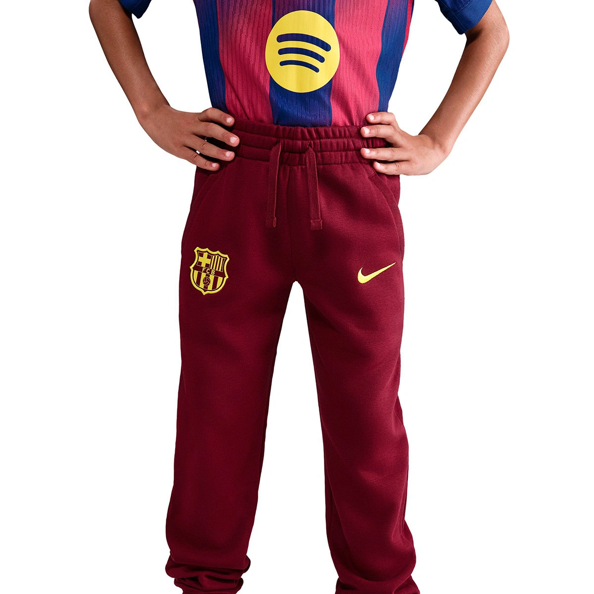 Calças Nike FC Barcelona Fanswear 2025-2026 Criança