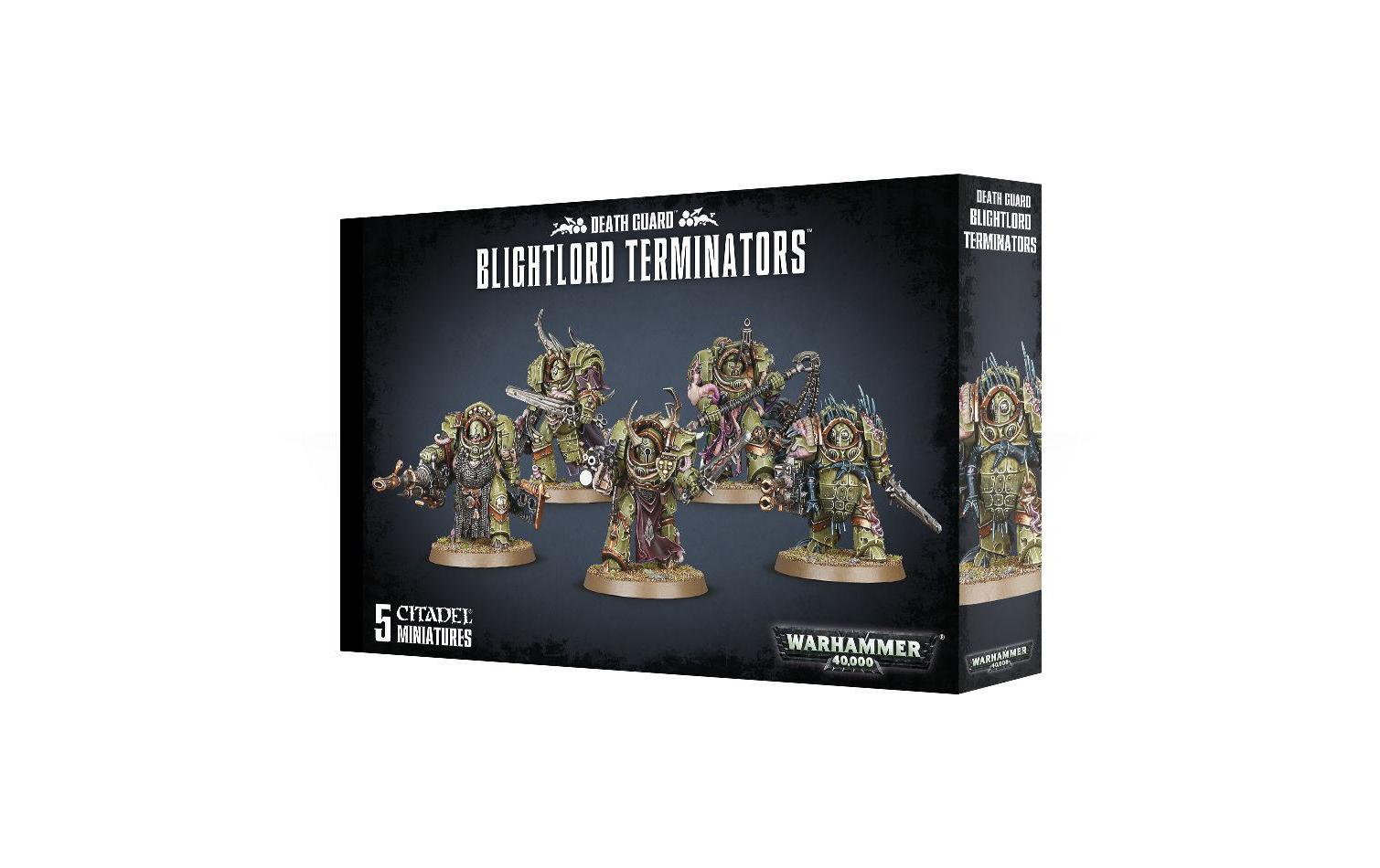 Figurenset Warhammer 40k Death Guard Blightlord TerminatorsWarhammer Miniaturen Bausatz