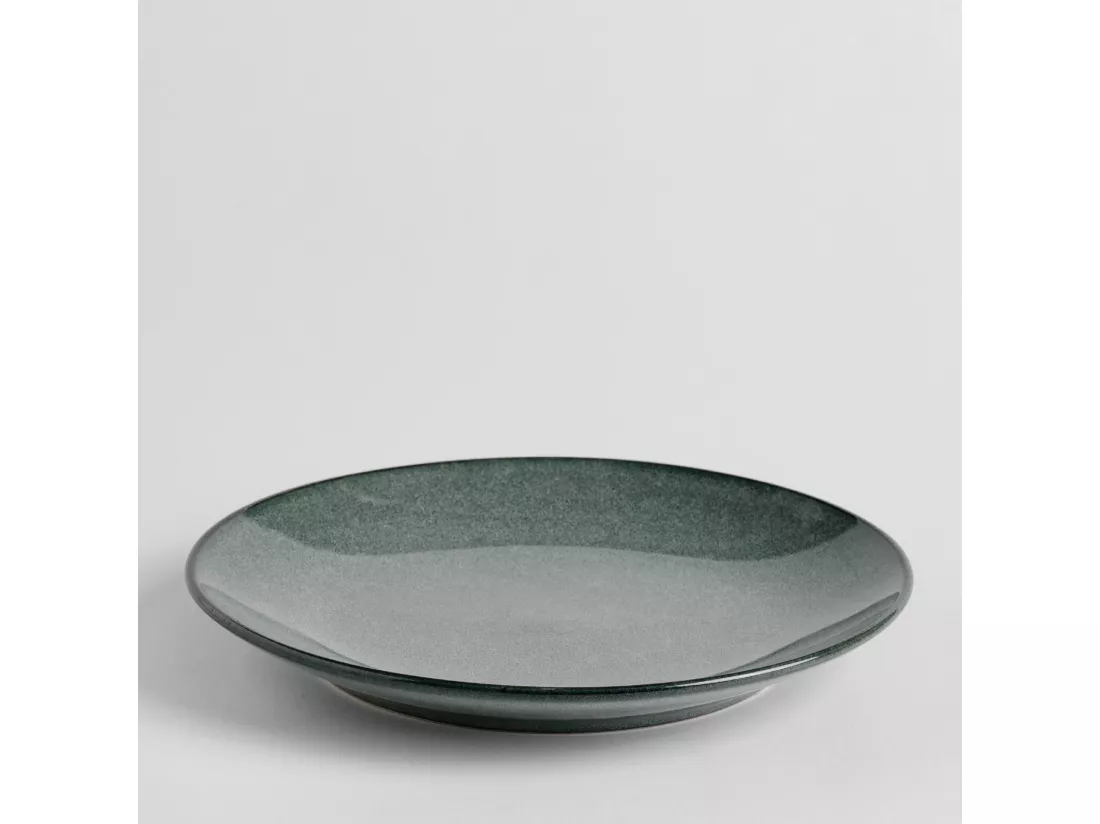 Assiette Plate Dobble vert moyen 3.5 x 27