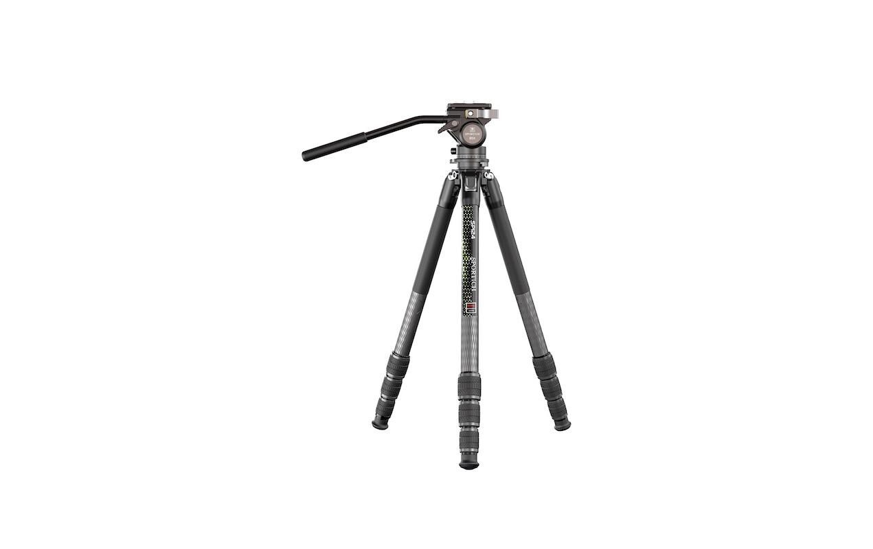 Stativ SP124+B5X Carbon<br>Wasserdichtes Carbonfaser-Stativ mit Video-Neiger