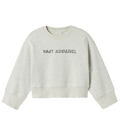 Name It Sweatshirt - NkfSija - Light Grey Melange