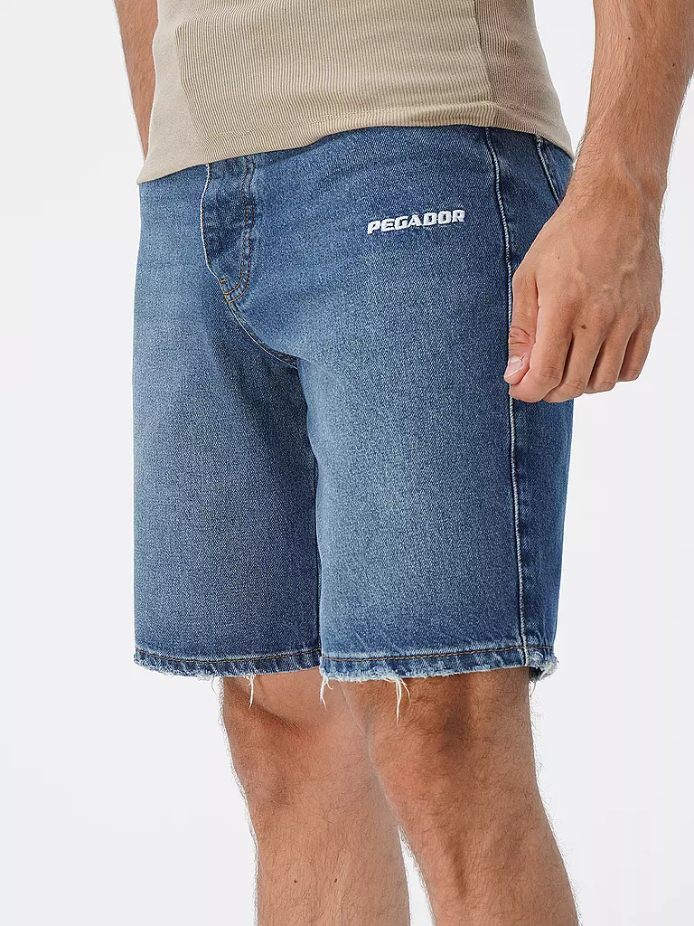 PEGADOR Jeansshorts EARL blau