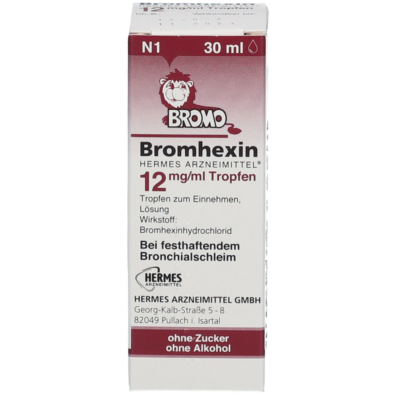 Bromhexin HERMES ARZNEIMITTEL® 12 mg/ml