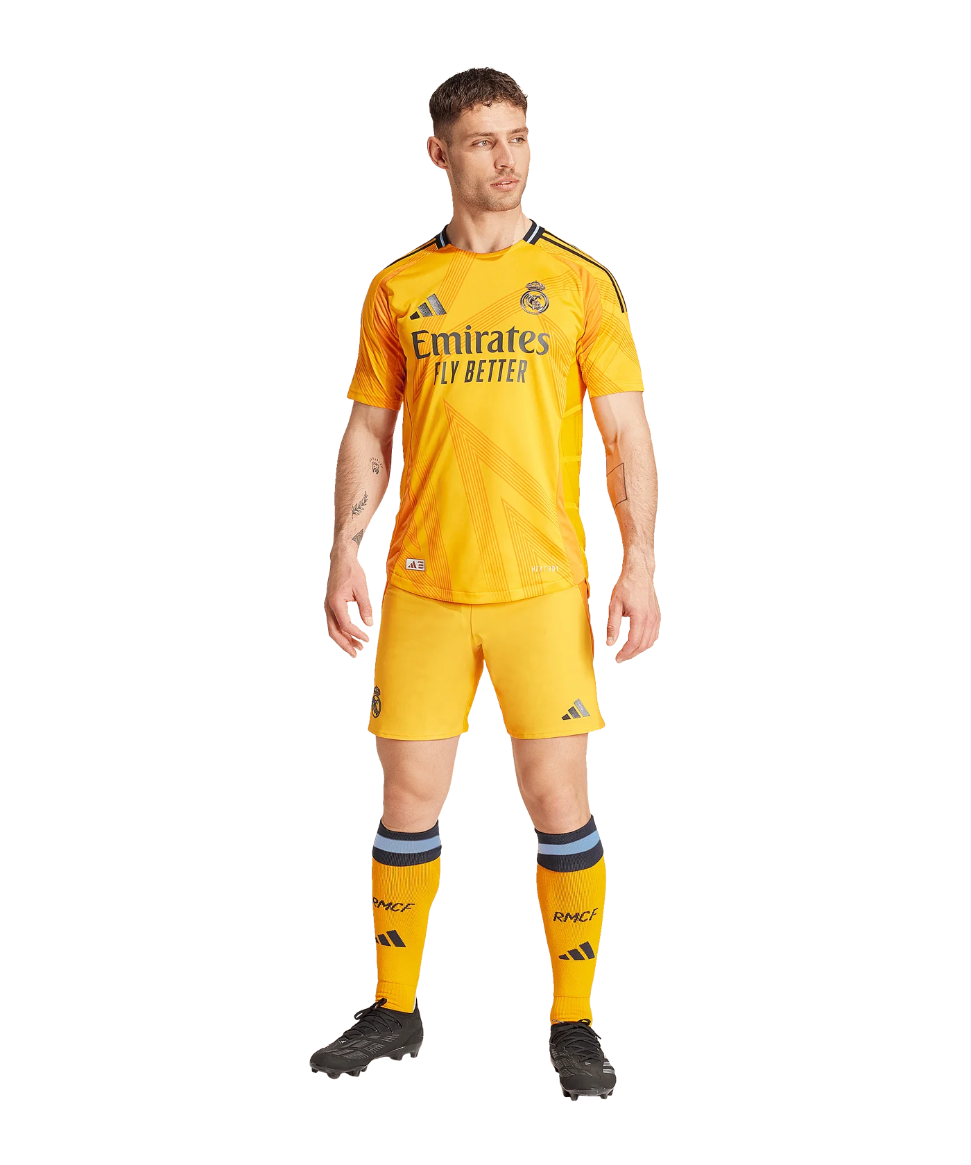 adidas Real Madrid Auth. Trikot Away 2024/2025 Orange