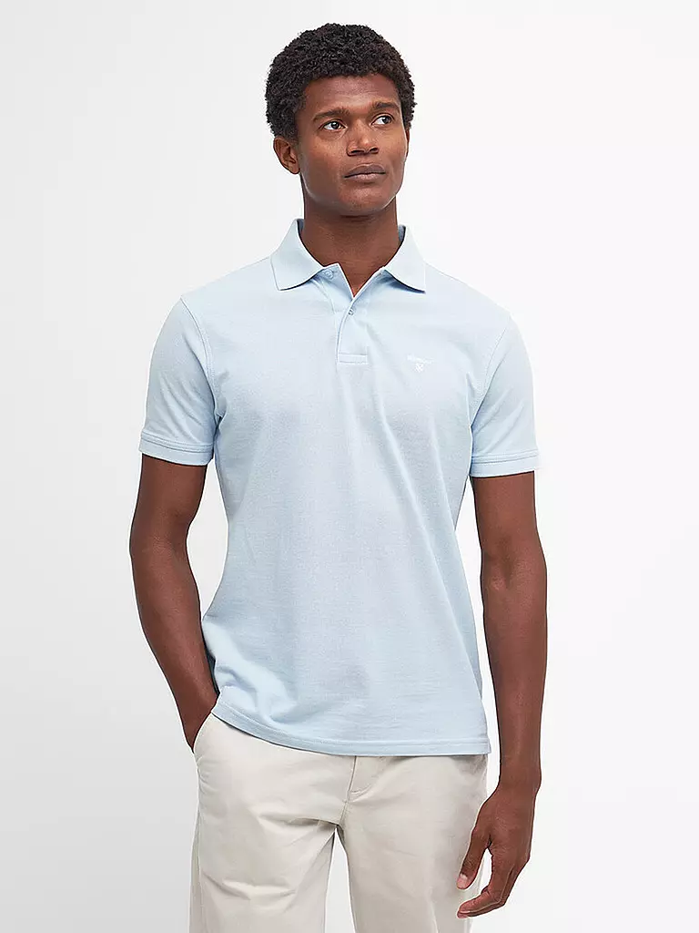BARBOUR Poloshirt hellblau
