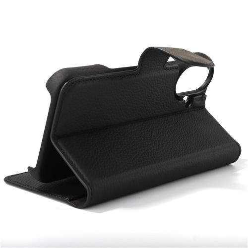 2in1 iPhone 16 Echtleder Magnet Wallet Case Tasche Flip Cover (JOSSIP16-M01) - Schwarz