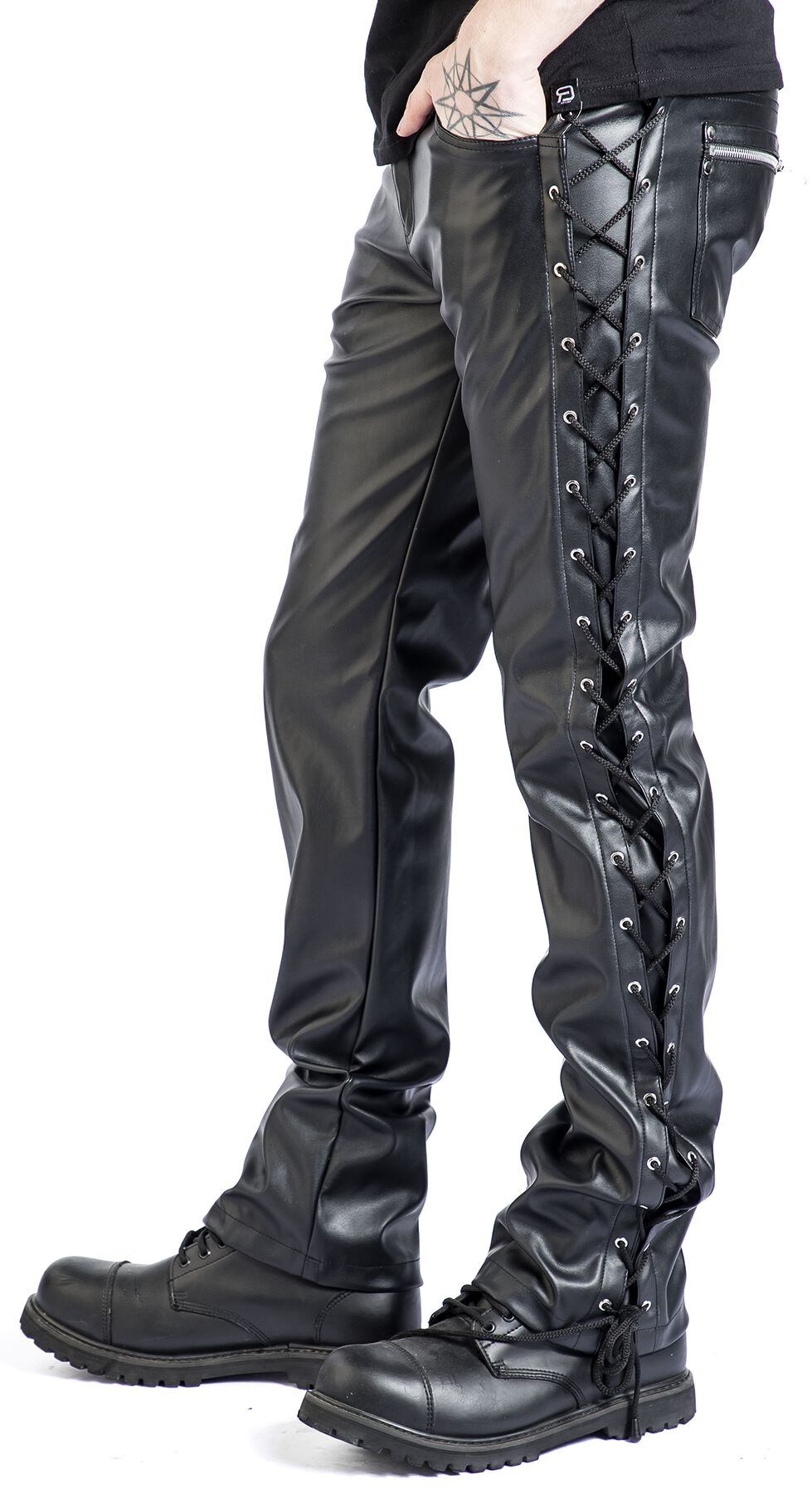Pantalon Maximus | Vixxsin Pantalon imitation cuir