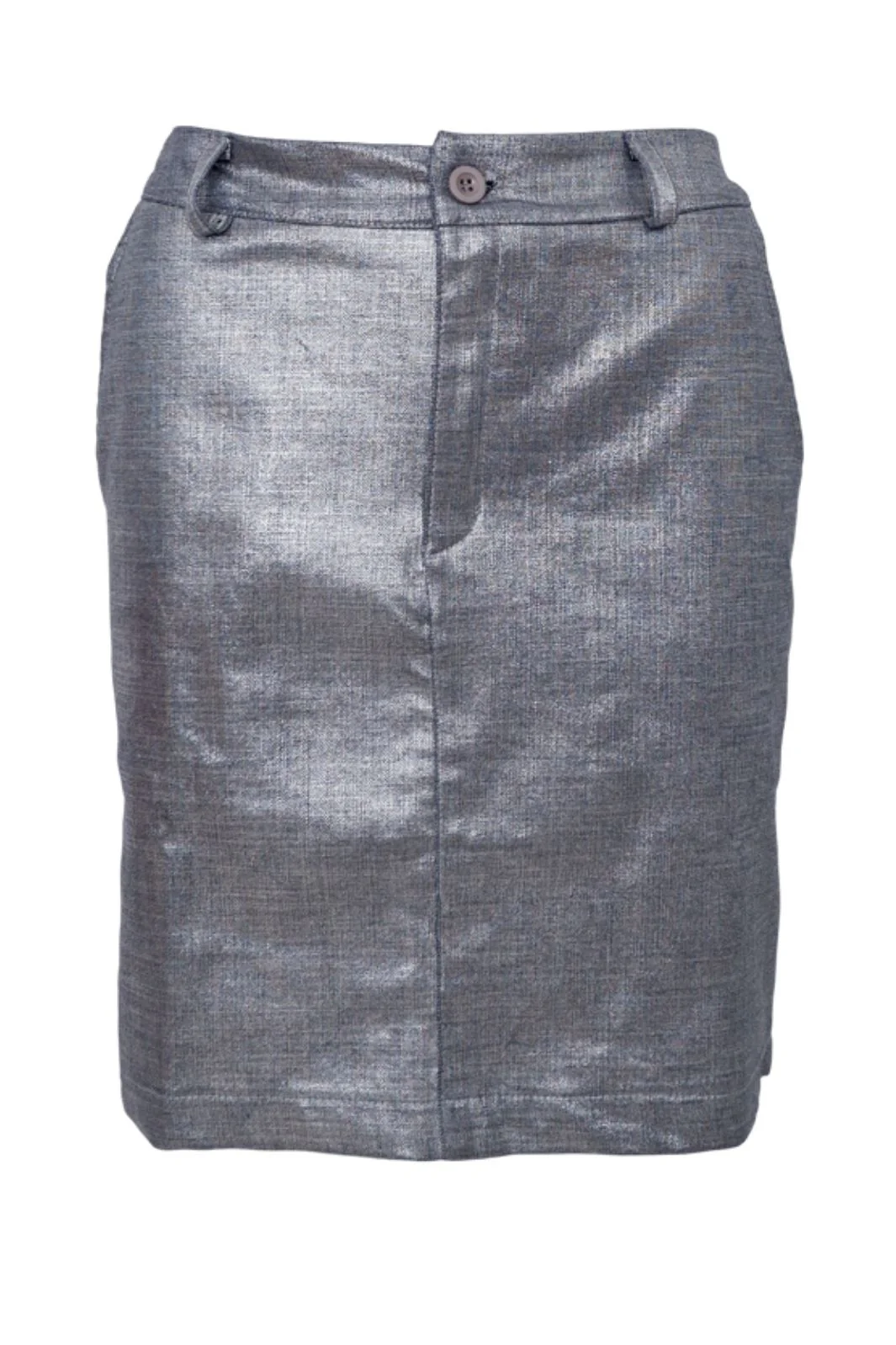Black Colour Bcallure Box Glitter Skirt