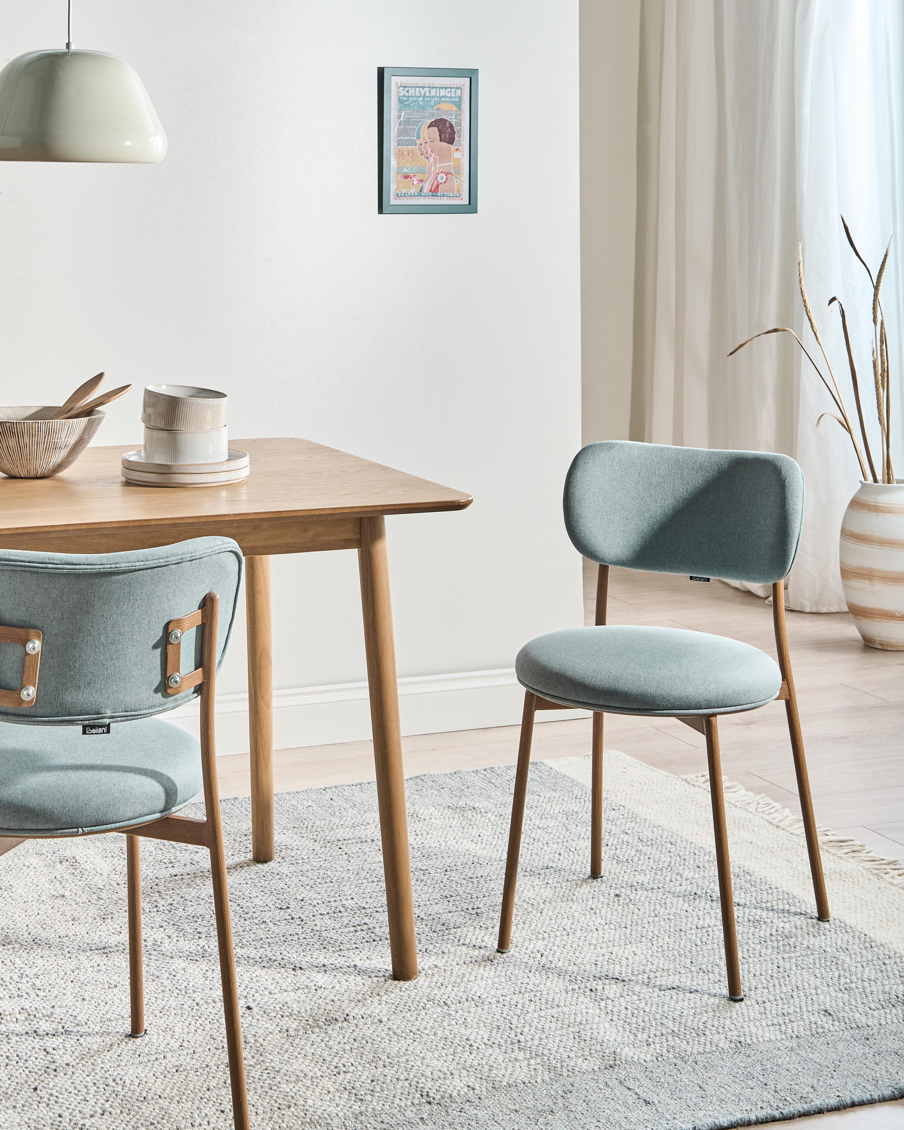 Set van 2 eetkamerstoelen CASEY Mintgroen