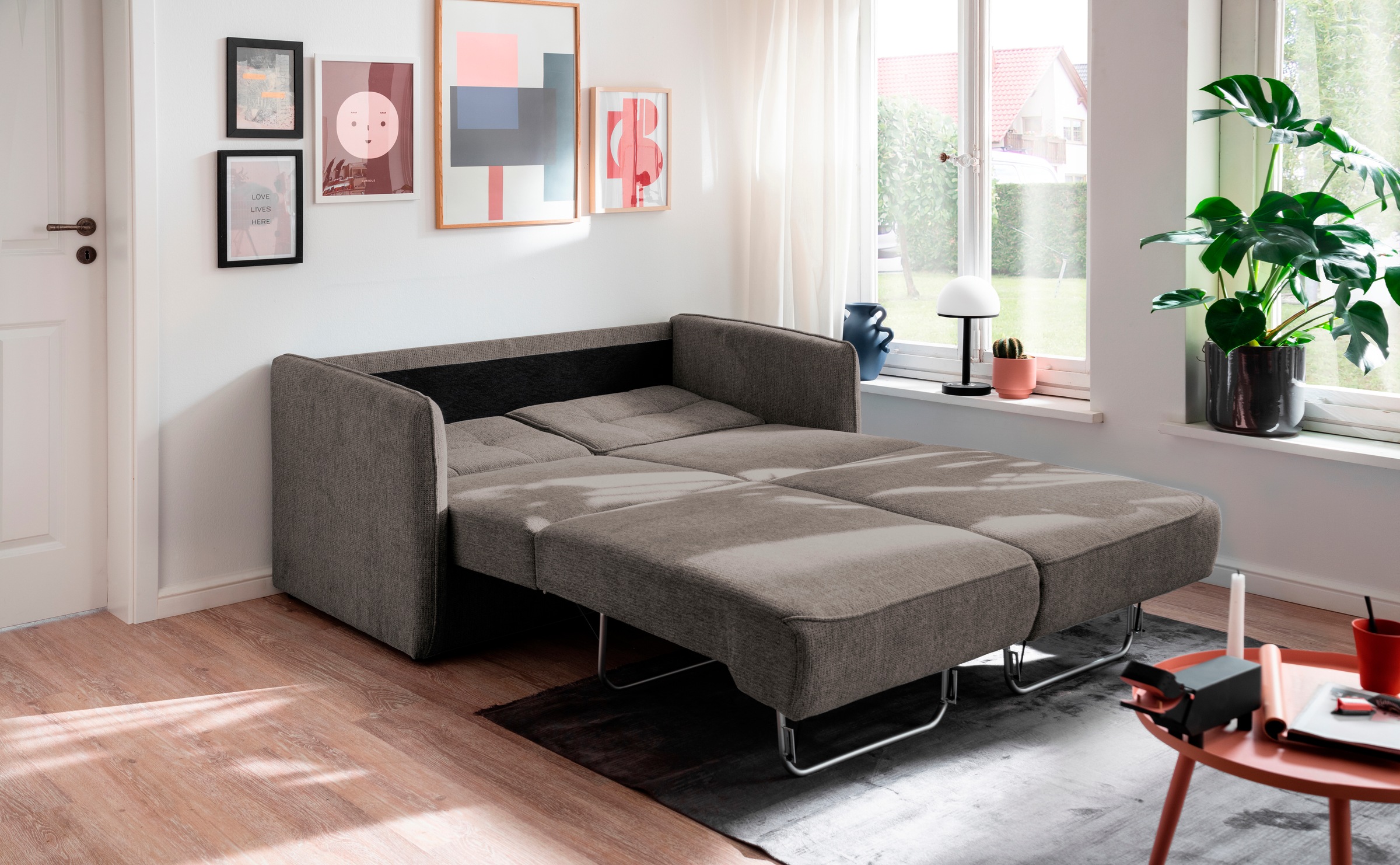 INOSIGN Schlafsofa »Milano« zwei einzeln ausziehbare Liegefunktionen