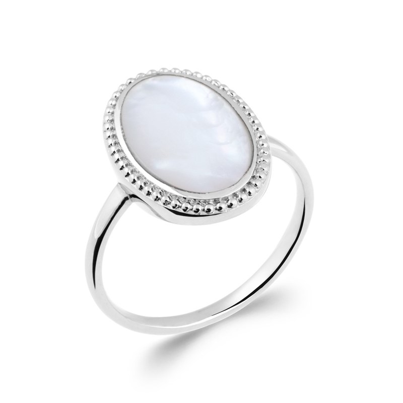 Bague Femme - Argent 925 - Nacre