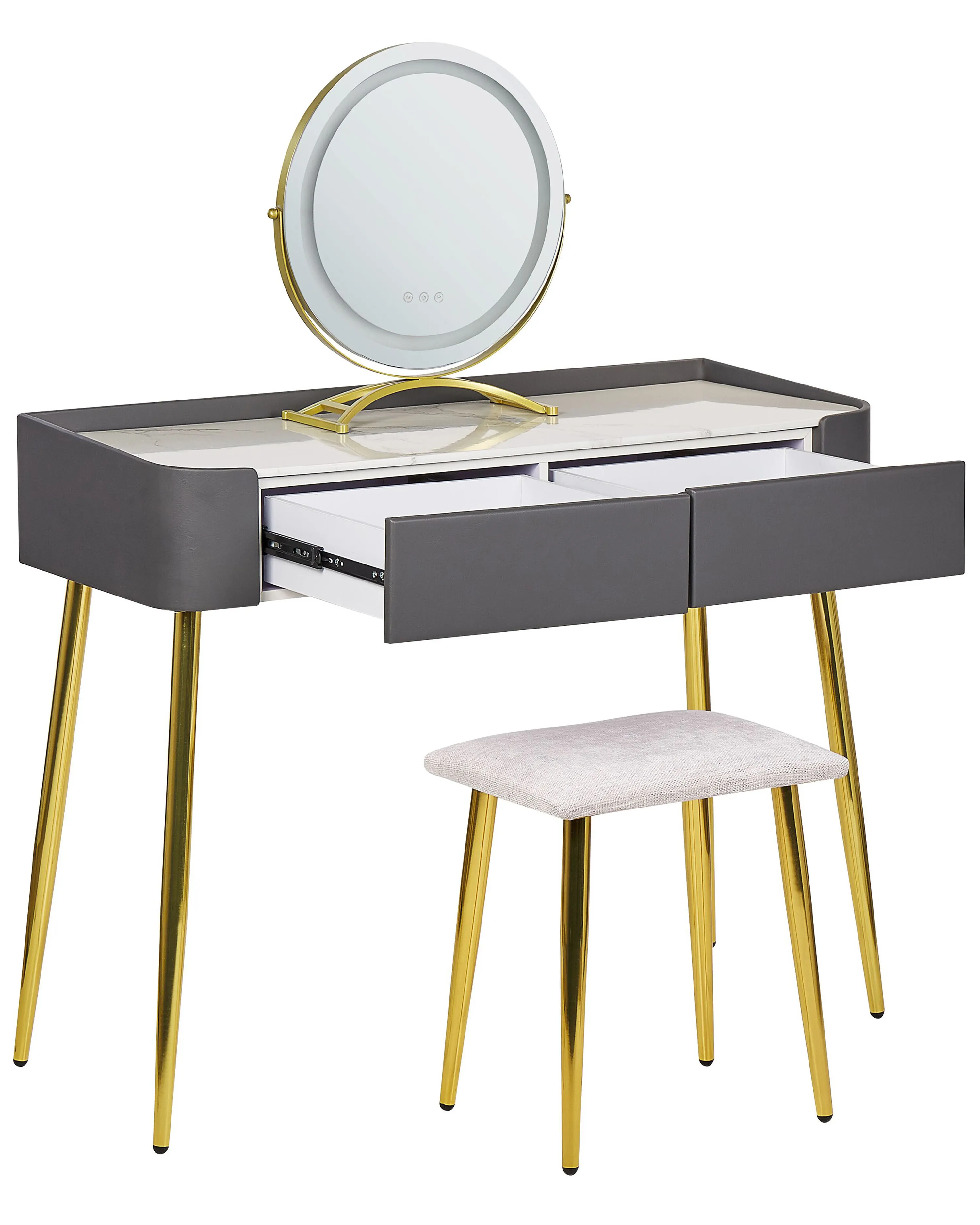 Kaptafel SURIN LED Grijs