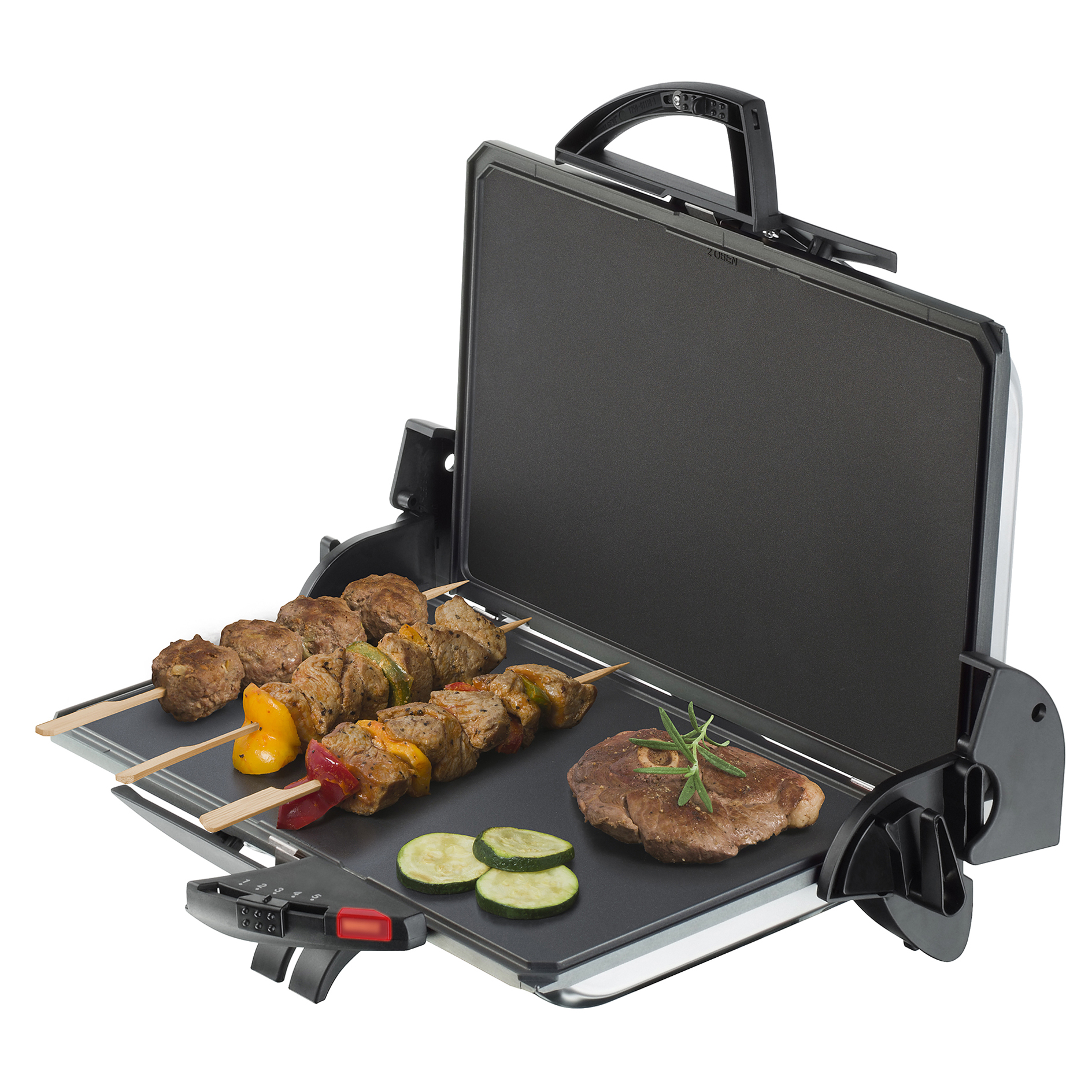 STEBA Kontaktgrill - champagner-metallic - stufenlose Temperaturregelung