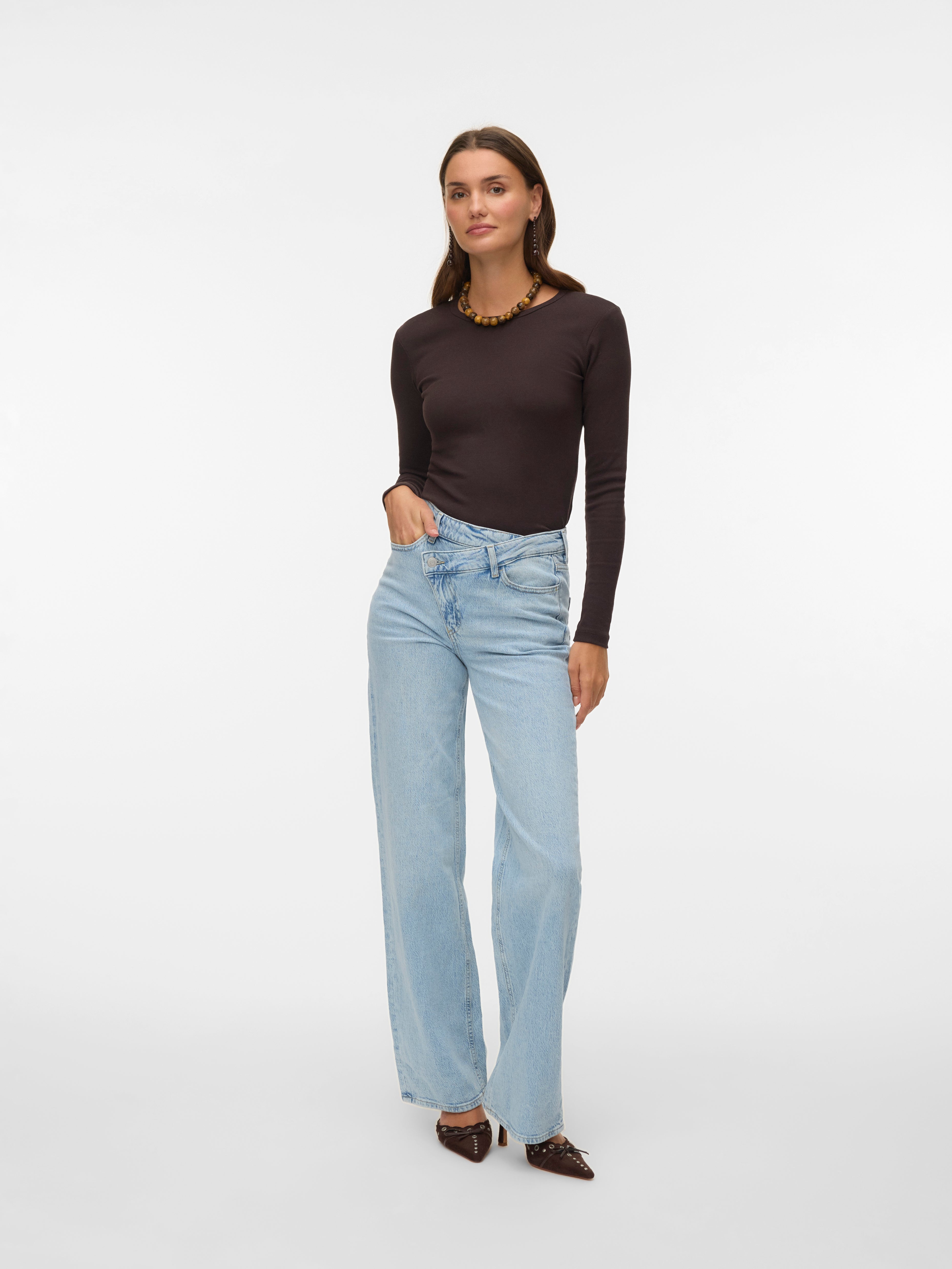 VMTESSA High rise Wide leg fit Jeans