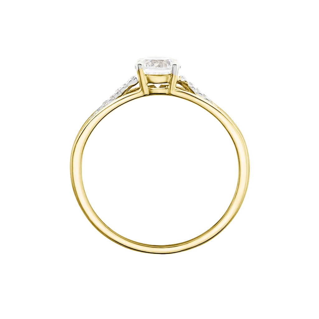 Bague Or Jaune Rodrigo Oxyde De Zirconium