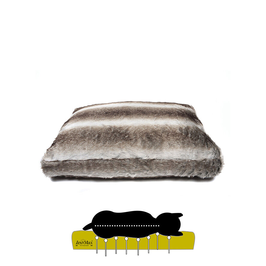Lex & Max Royal - Orthopedisch Benchkussen - Grijs - 50x75x13 cm - M