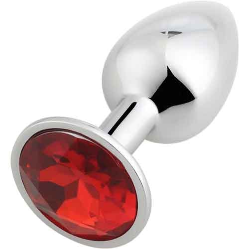 Plug anal bijou - Taille M - Rouge
