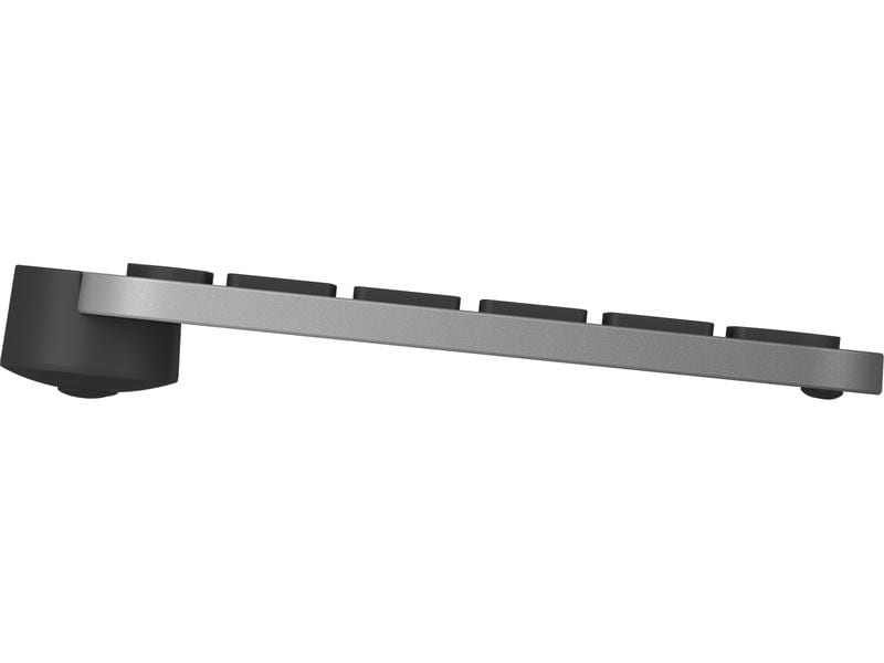 Logitech Tastatur MX Keys Mini for Business Minimalistische kabellose Tastatur mit Tastenbeleuchtung und Logi Bolt Empfänger