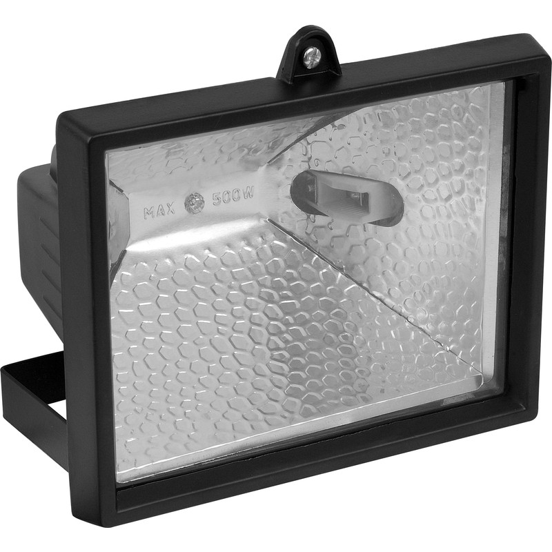 Buiten breedstraler 500W Zwart