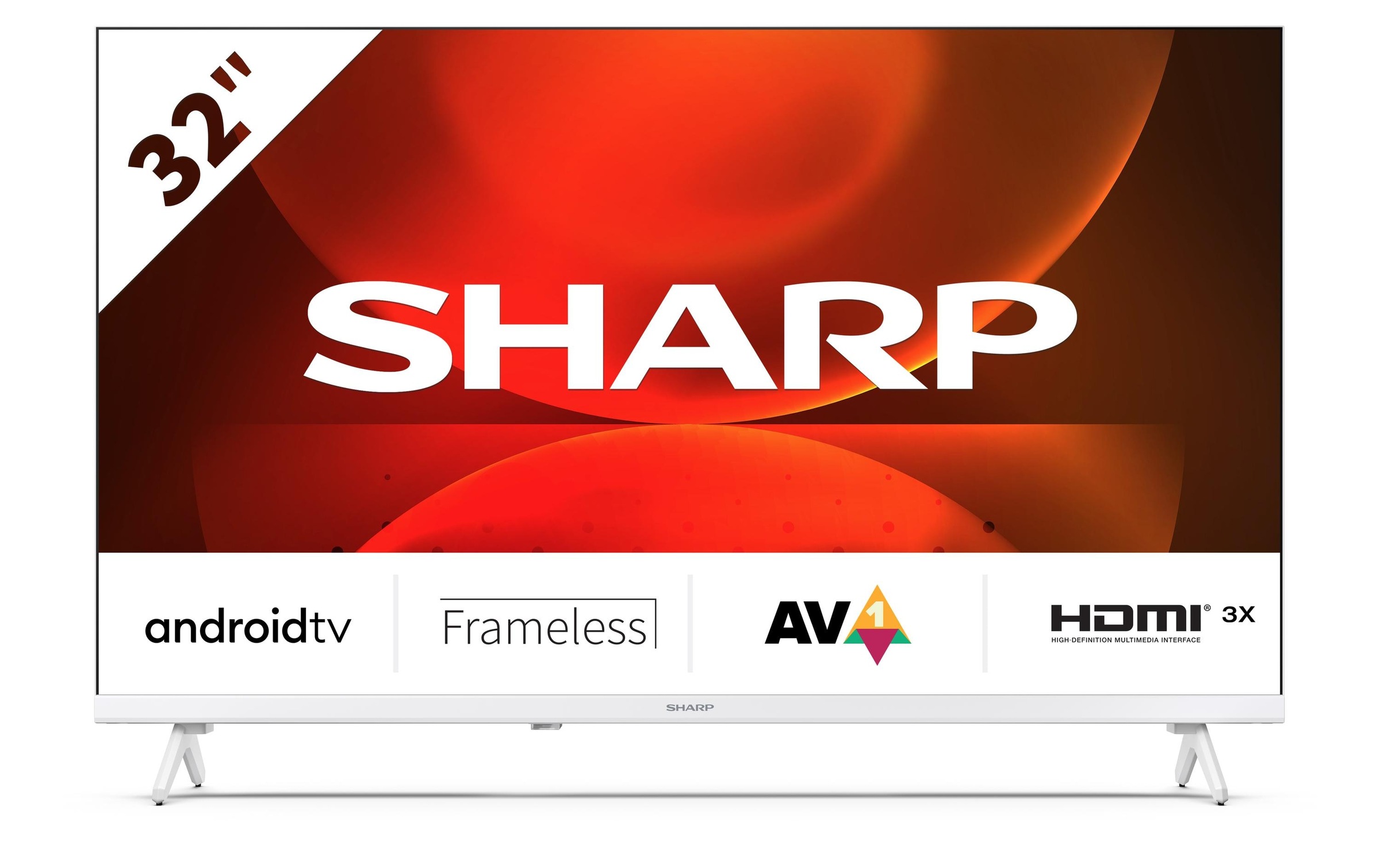 Sharp LED-Fernseher »32FH2EAW 32« 80,96 cm/32 ″ WXGA Android TV
