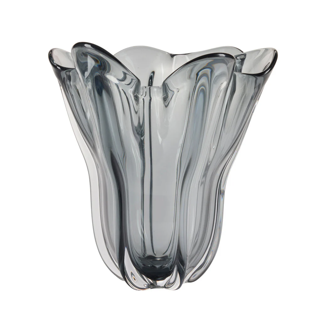 Margit Brandt  Wave vase, grå - H32cm