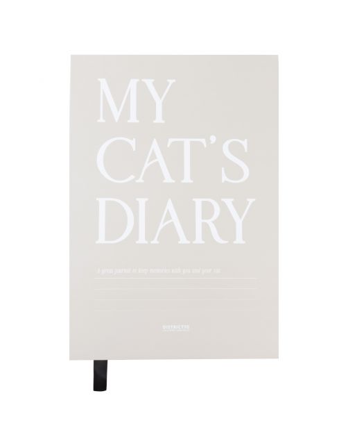 District 70 Diary Coffee Table Book - Kattenspeelgoed - 36x25x6 cm Grijs