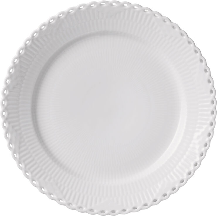 Royal Copenhagen Hvid Helblonde tallerken 27 cm Hvid