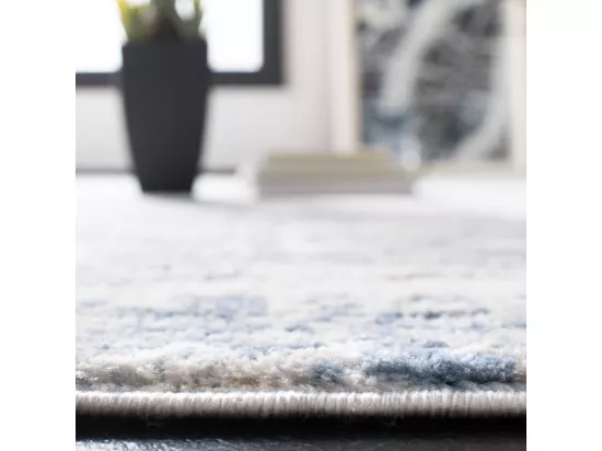 Tapis Ivory & Blue 91 X 91 cm - Senata