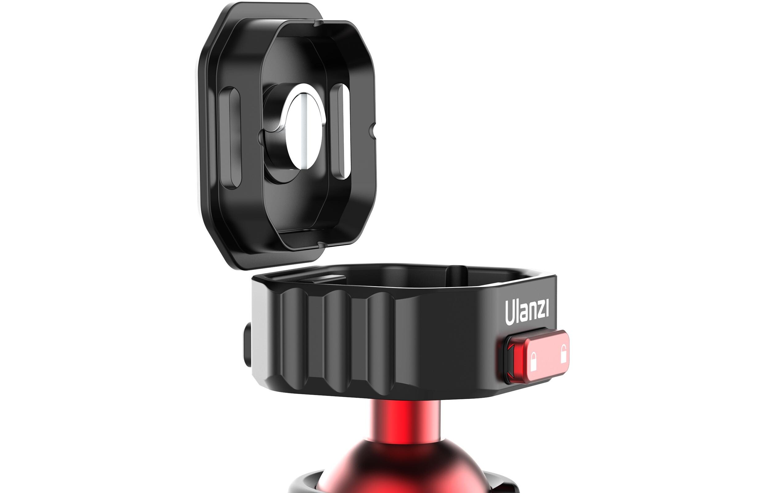 Kugelkopf U-100 Universal MiniKompakter Kugelkopf mit integriertem, drehbarem Zubehörschuh