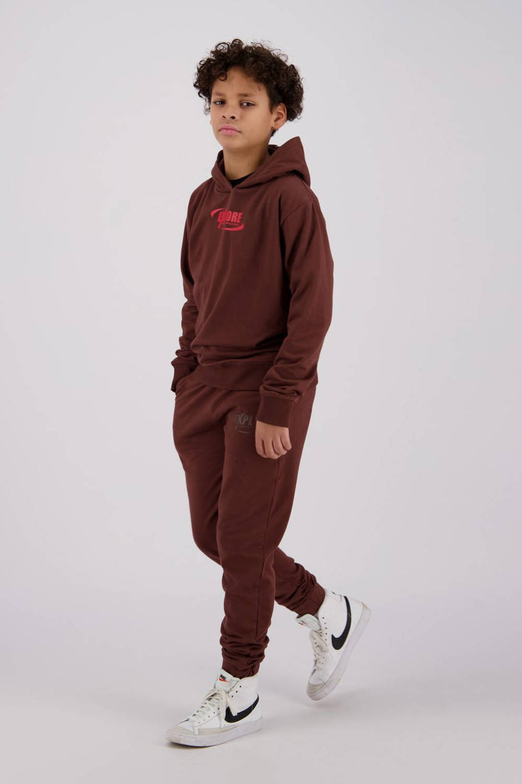 Raizzed tapered fit joggingbroek Rodez warmbruin