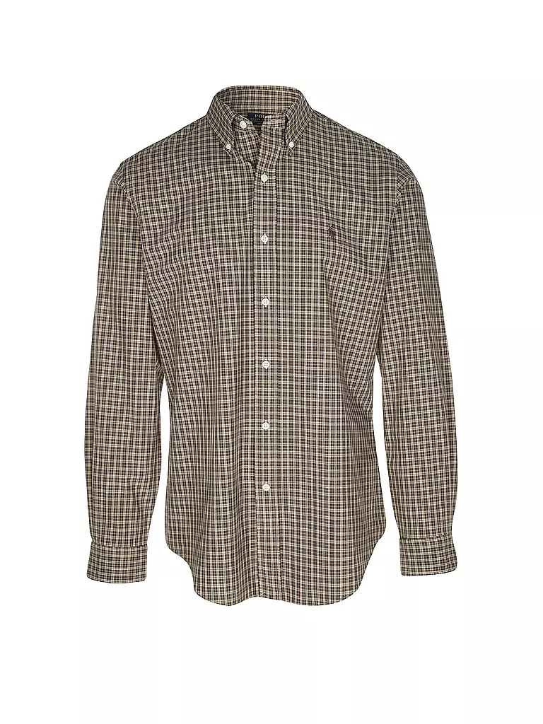 POLO RALPH LAUREN Hemd Custom Fit  olive