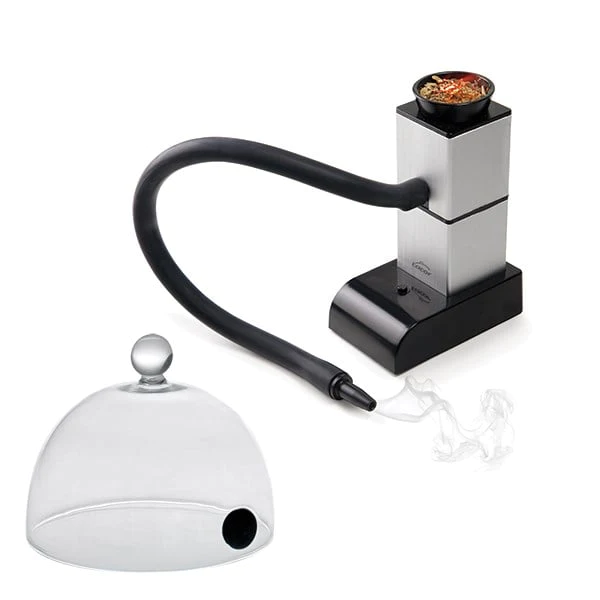 Lot fumoir à aliments et cloche 17cm Lacor