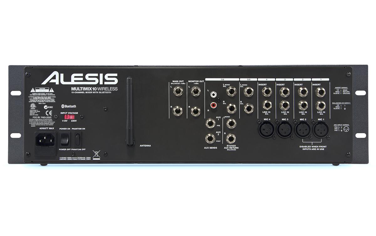 Mischpult MultiMix 10 Wireless<br>10-Kanal Rackmixer mit Bluetooth