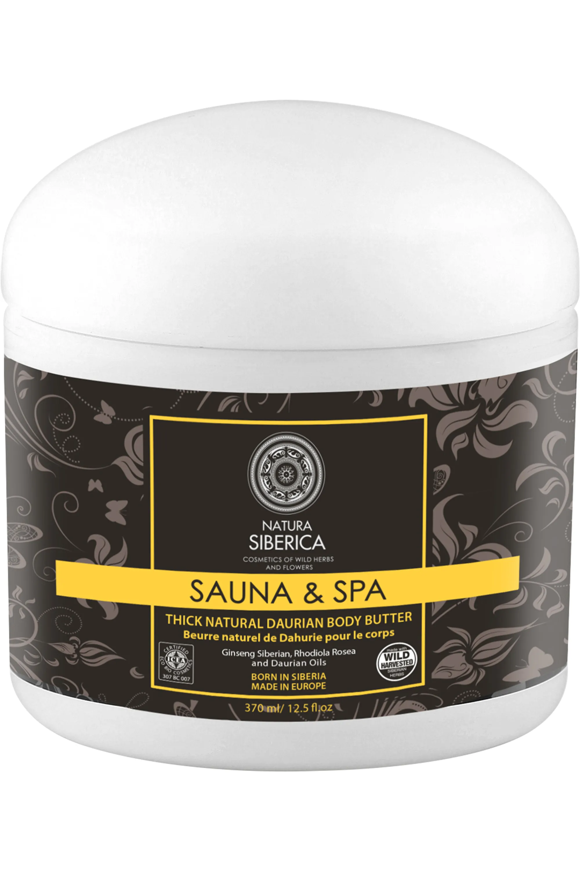 Natura Siberica Sauna & Spa Beurre Naturel de Dahurie pour le Corps-370 ml