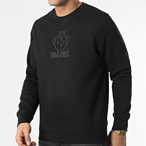 Sweat Crewneck King Nounours Black Noir
