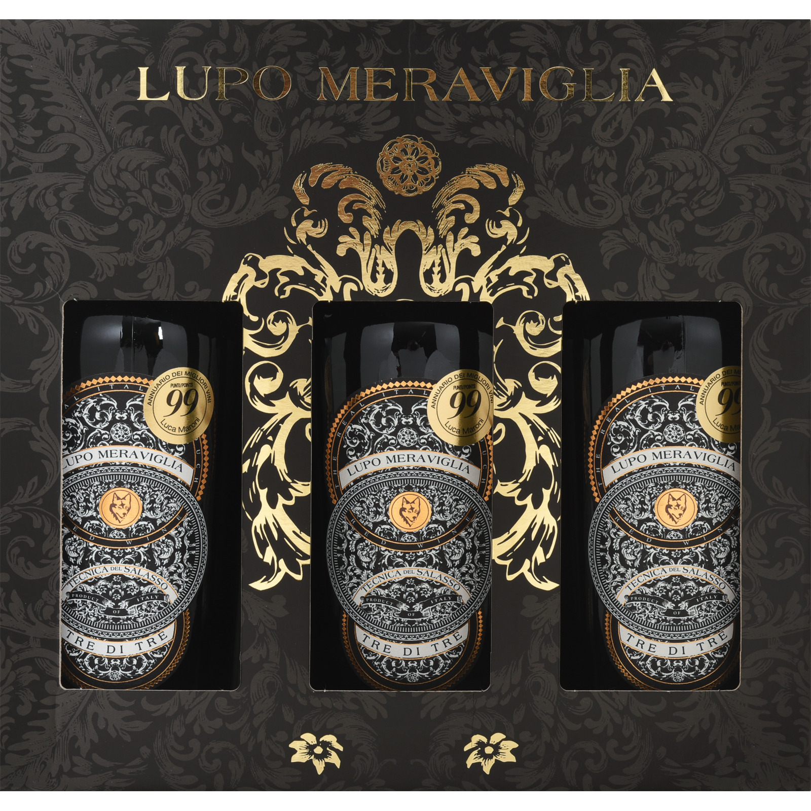 Lupo Meraviglia Tre di Tre 3 x 75 cl